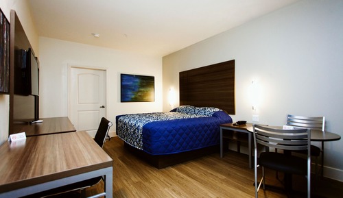 Habitación Business, 1 cama de matrimonio grande, no fumadores, frigorífico y microondas