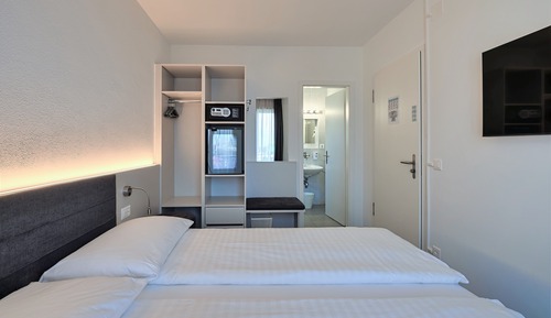 Habitación económica doble, balcón