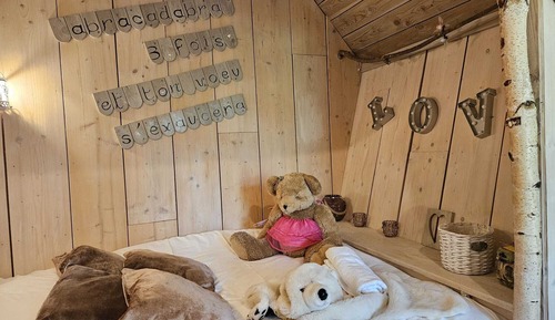 Cabaña estándar, baño compartido (Fée Oursinest)