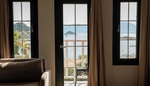 Habitación estándar, 1 cama de matrimonio, vistas al mar