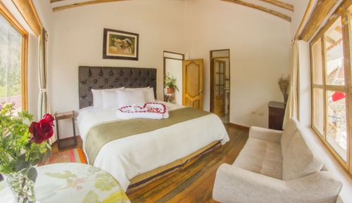 Habitación doble, 1 cama de matrimonio grande, baño privado