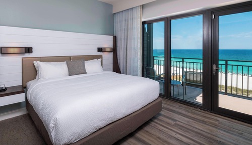 Suite, 1 cama de matrimonio grande con sofá cama, no fumadores, vistas a la bahía (Balcony)