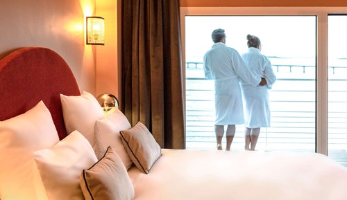 Privilege, Habitación, balcón, vistas al mar