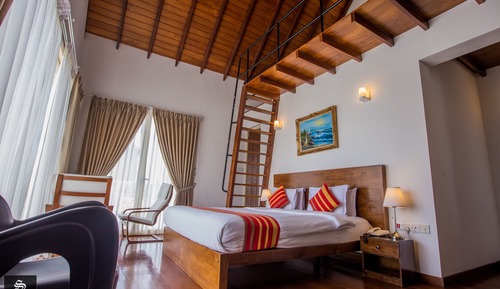 Habitación triple Deluxe, vistas al lago