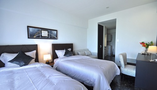 Habitación Deluxe con 2 camas individuales, no fumadores, vistas al mar