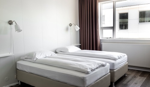 Habitación con 1 cama doble o 2 individuales