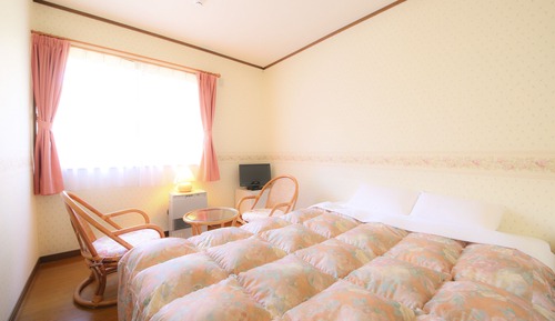 Habitación doble, 1 cama doble, frigorífico, vistas al jardín