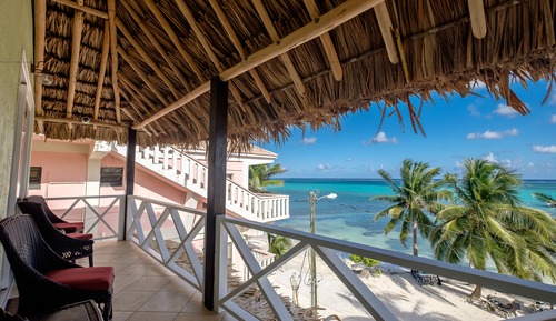 Habitación Premium, 1 cama de matrimonio, frigorífico y microondas, frente al mar