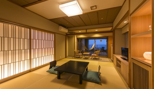 Habitación Premium, no fumadores, vistas al mar (Japanese Style, Compact)