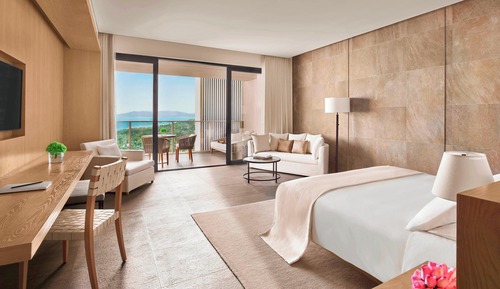 Habitación, 1 cama de matrimonio grande, balcón, vistas al jardín