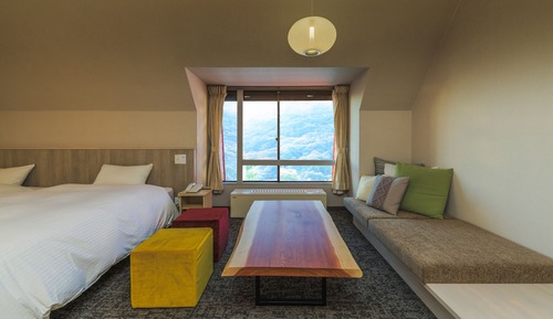 Habitación Deluxe, varias camas, no fumadores (Japanese Western Style, with 2 beds)