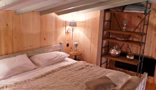 Cabaña, baño privado, vistas al lago (La terre est ronde)