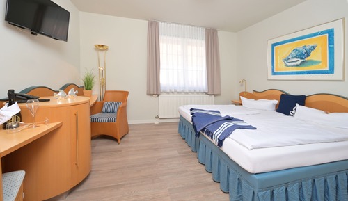 Habitación con 1 cama doble o 2 individuales