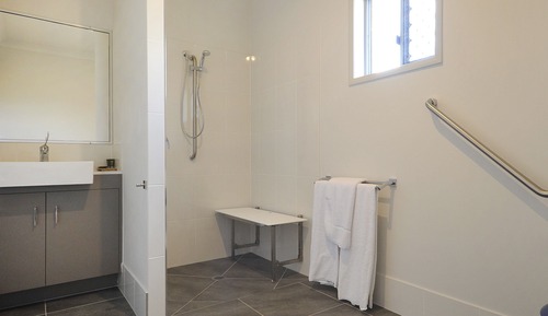 Estudio, 1 cama de matrimonio grande, accesible para personas con discapacidad