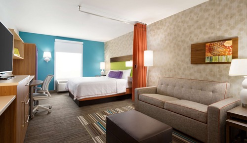 Estudio, 1 cama de matrimonio grande, accesible para personas con discapacidad (hearing acc)
