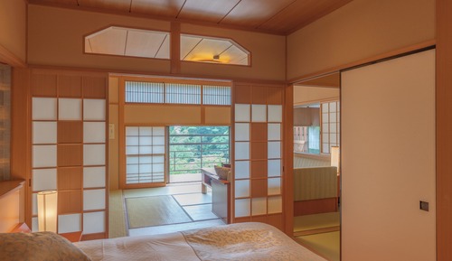 Habitación tradicional, balcón, vistas al jardín (Japanese Style, Semi Open-air bath)