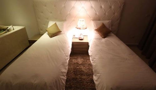 Habitación con 1 cama doble o 2 individuales