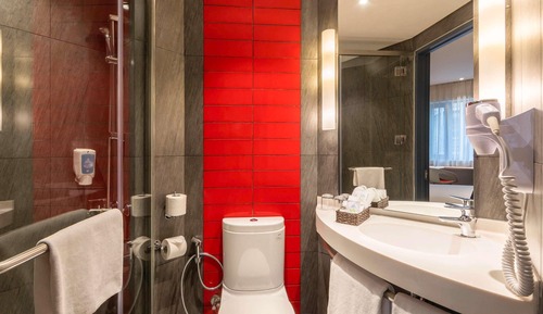 Estudio, 1 cama de matrimonio grande