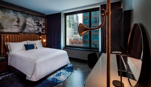 Habitación, 1 cama de matrimonio, vistas a la ciudad