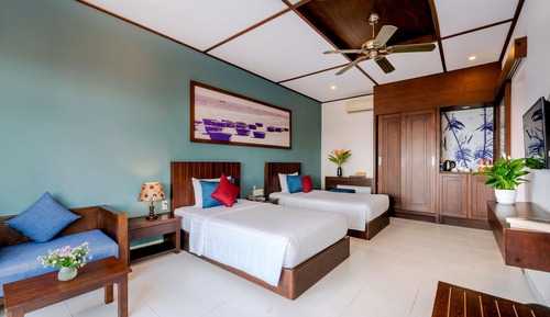 Habitación Deluxe con 1 cama doble o 2 individuales, vistas al jardín
