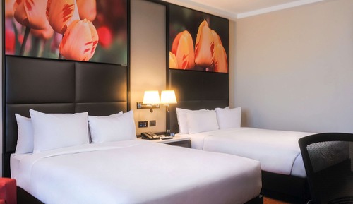 Habitación, 2 camas de matrimonio, no fumadores