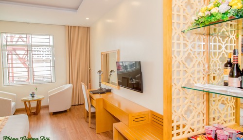 Habitación Deluxe doble, 1 cama de matrimonio, no fumadores, vistas a la ciudad