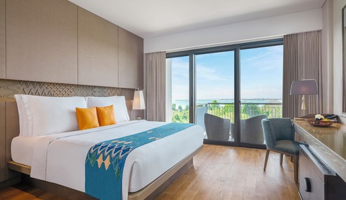 Habitación clásica, 1 cama de matrimonio grande, vistas a la piscina