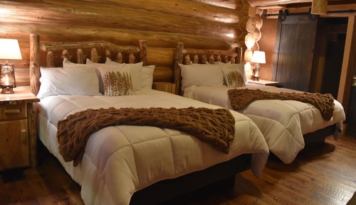 Cabaña Deluxe, 2 camas de matrimonio
