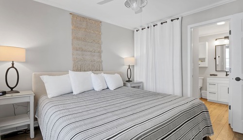 Suite exclusiva, 1 cama de matrimonio grande con sofá cama, cocina, vistas al mar