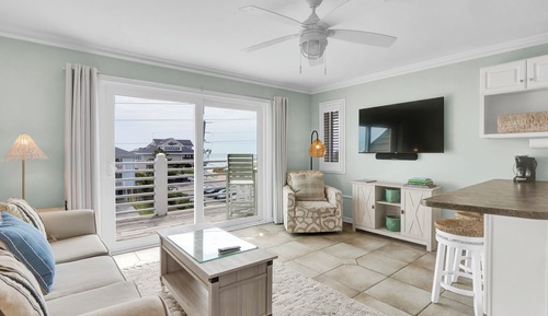 Suite exclusiva, 1 cama de matrimonio grande con sofá cama, cocina, vistas al mar