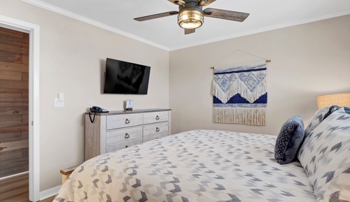 Suite exclusiva, 1 cama de matrimonio grande con sofá cama, cocina, vistas al mar