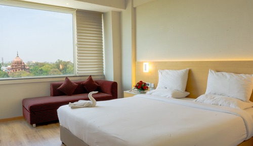 Habitación de lujo, 1 cama de matrimonio grande, vistas a la ciudad, planta ejecutiva