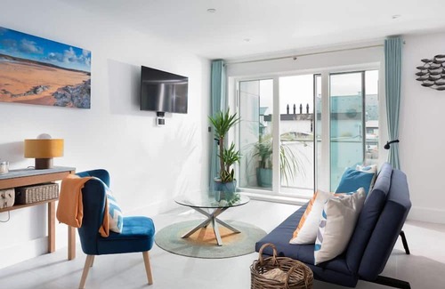 Newquay City Centre Apartamento | 1 Cliff Edge - a studio that sleeps 3 guests in 1 bedroom
