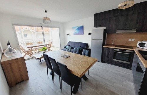 Mimizan-Plage Apartamento | Beautiful duplex in a secure residence with swimming pool for 8 people in Mimizan plage
