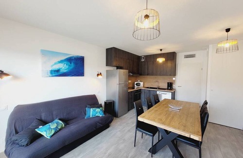 Mimizan-Plage Apartamento | Beautiful duplex in a secure residence with swimming pool for 8 people in Mimizan plage