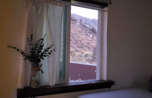 Cabazon Cabina | Our Off-Grid Tiny Cabin awaits you and your desert adventure. Sleeps up to 3.