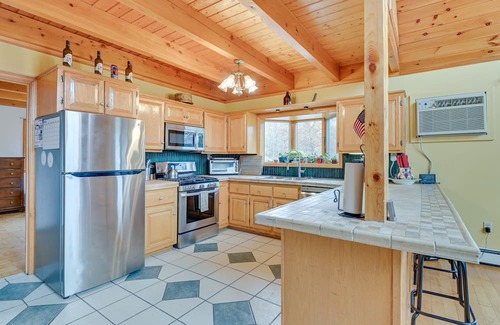Oak Hill Casa | Charming New York Chalet w/ Hot Tub & Game Room!