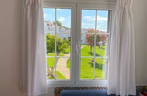 Sant Jaume Mediterrani Apartamento | Son Bou Gardens, first floor, air conditioned family apartment with pool view