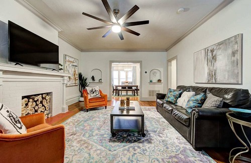 Lincoln Terrace Apartamento | Lincoln Lodge B–near OU Med, Bricktown, Arena