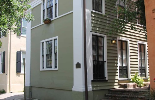 Harleston Village Casa | Historic Romantic Downtown Row House with Free Parking