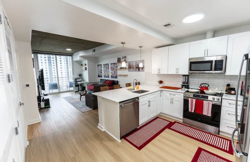 North Decatur Apartamento | Midtown Luxepad 1b1b Rooftop Lounge Pool Gym Xbox