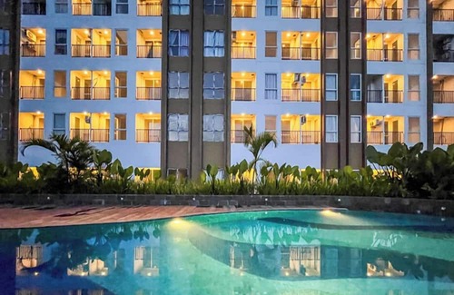 Biringkanya Apartamento | Grey Toned 1Br Apartment Tamansari Skylounge Makassar