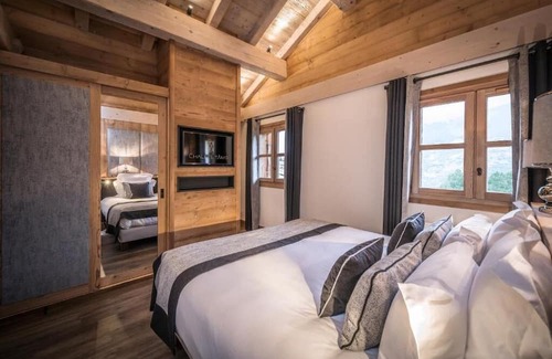 Le Praz Cama Y Desayuno | Chalet Jardin d'Angèle