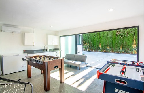 Tarzana Casa | Luxury Family Oasis with Heated Saltwater Pool, Spa, and Tulum-Inspired Serenity