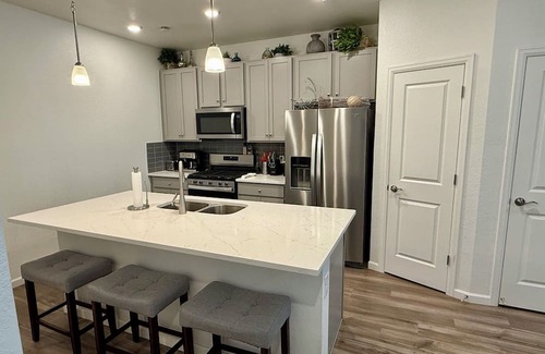 Littleton Casa | 2-bedroom townhome with office, two car garage, walking trails- pets welcome!