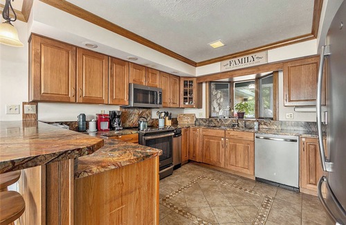 Lake Casa | Spacious 5BR Lakefront House w/Indoor Pool/Hot Tub, 2 Kitchens, Firepit, & More