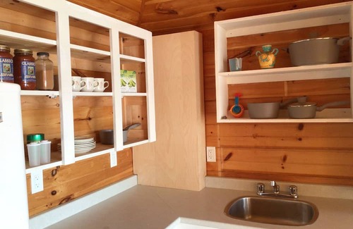 Darlings Lake Cabaña | Make some amazing memories at this unique, friendly lakefront Wits End Cottage