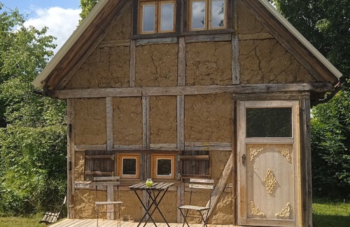 Kletzin Cabina | Tiny-house aus Holz und Lehm mit Eigenem Gartenbereich
