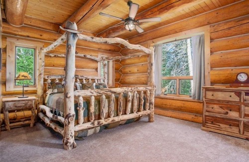 Clark Casa | Custom Log Home in North Routt. Enjoy Biking, Hiking, Swimming, Fishing and Life