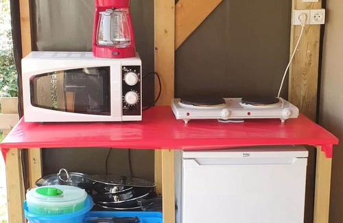 Nort-sur-Erdre Casa | Camping du Port Mulon * - SAFARI CABIN - 4 PEOPLE MAX - WITHOUT SANITARY 4 people